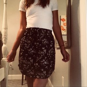 Cute high-wasted blue skirt from LOFT